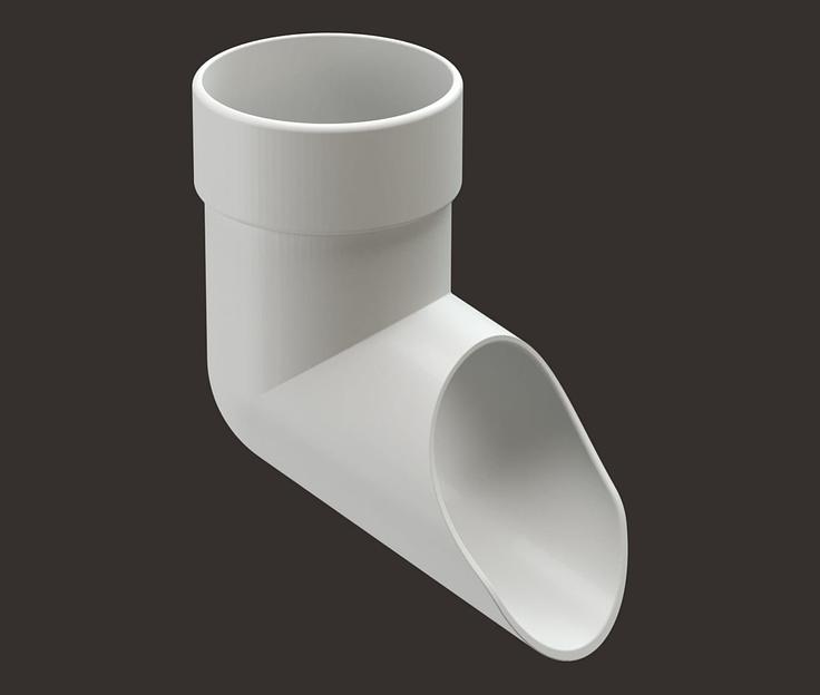 Наконечник для водосточной трубы Döcke Lux пломбир опт фото 1