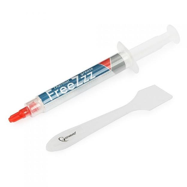 Термо паста Gembird FreeZzz GF-01-3 для радиаторов, 3гр, шприц фото 1