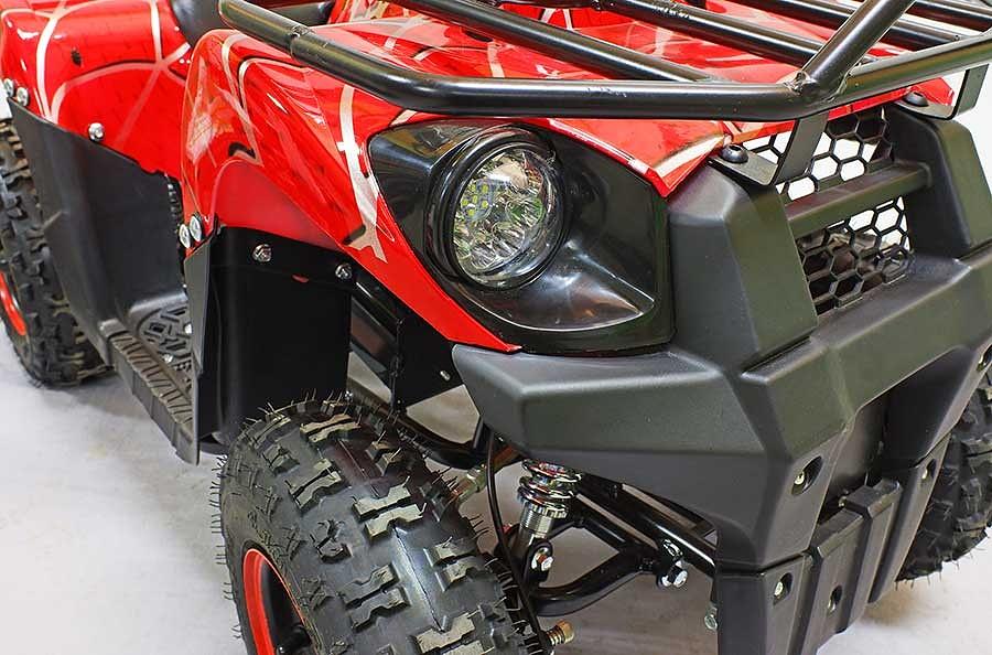 Квадроцикл GreenCamel Гоби K40 (36V 800W R6 Цепь) быстросъём, красный паук фото 8