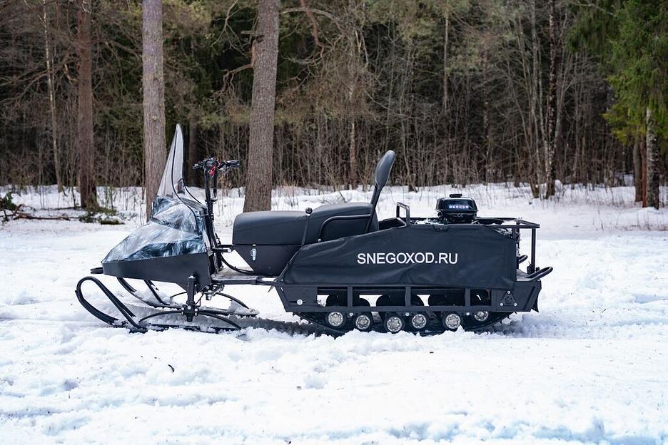 Снегоход Бурлак Егерь Экспедитор 18,5 л.с., 2750*1100*1250 мм, подвеска: катковая фото 1