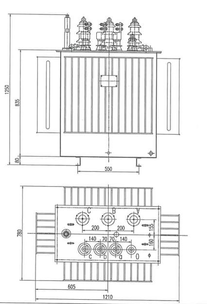 Масляный трансформатор ТМГ-400/10(6)-0,4 кВ ОПТ фото 5