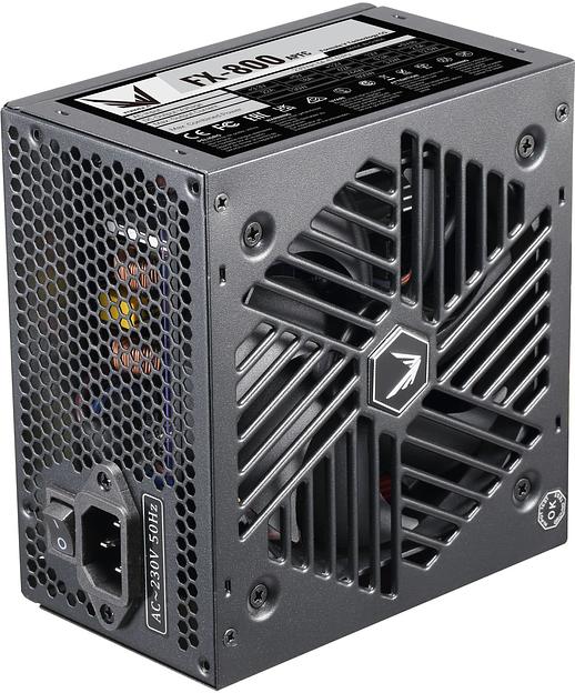 Блок питания Formula ATX 800W FX-800 (24+4+4pin) APFC 120mm fan 4xSATA RTL фото 2