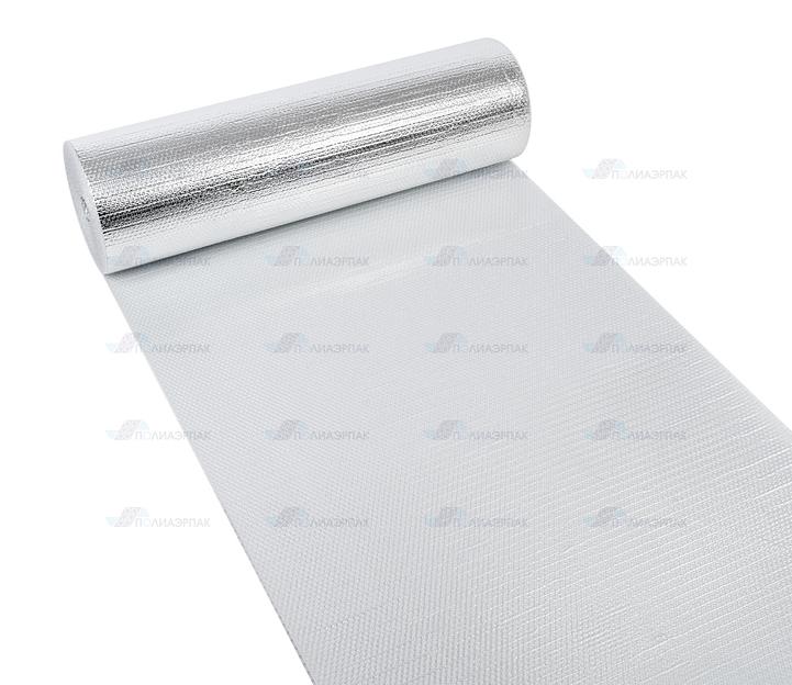 Отражающая теплоизоляция Алюбабл АЛ Т148/10 1.2×25 м одностороннее ламинирование фото 4