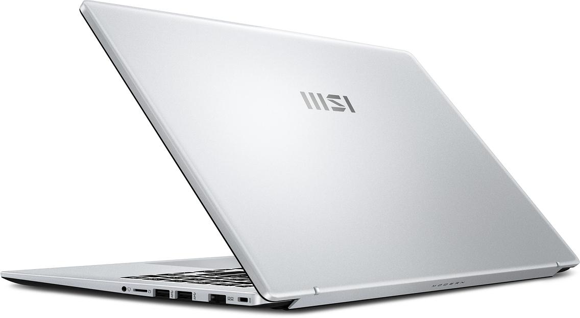 Ноутбук MSI Modern 15 F1MG-815RU Core 5 120U 16Gb SSD512Gb Intel Graphics 15.6" IPS FHD (1920x1080) Windows 11 Pro silver WiFi BT Cam (9S7-15S112-815) фото 5