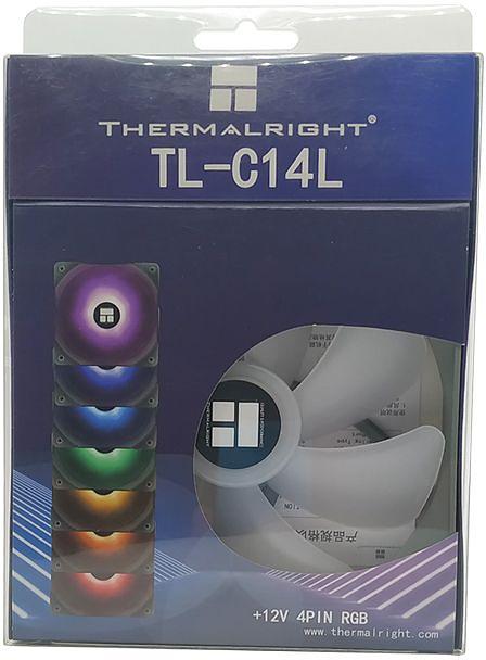 Вентилятор Thermalright TL-C14L-RGB 4-pin 26.6dB 160gr LED Ret фото 6