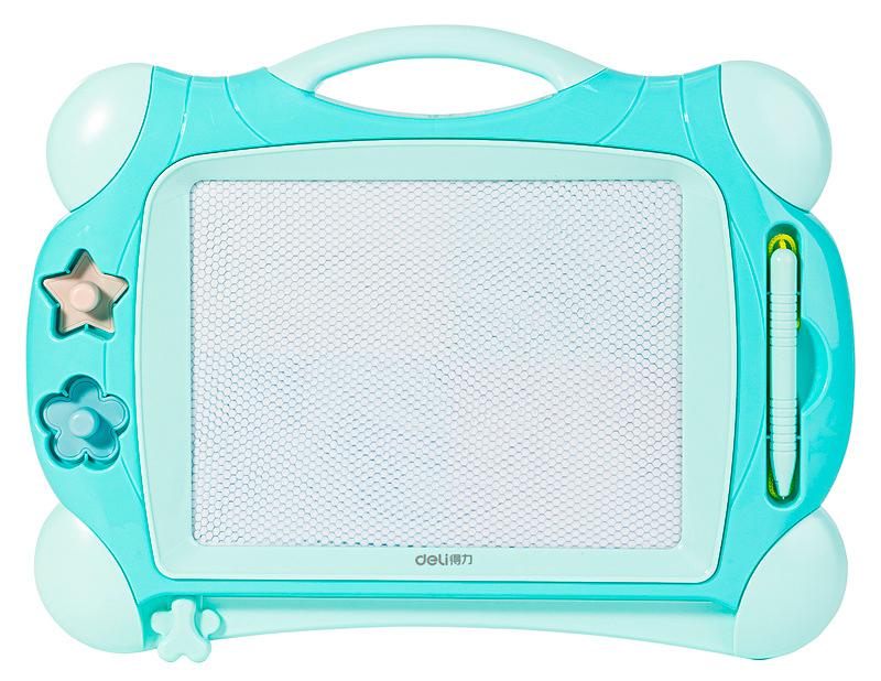 Доска для рисования Deli 50302BLUE магнитные прямоугольная 32.5х25.4мм синий фото 1