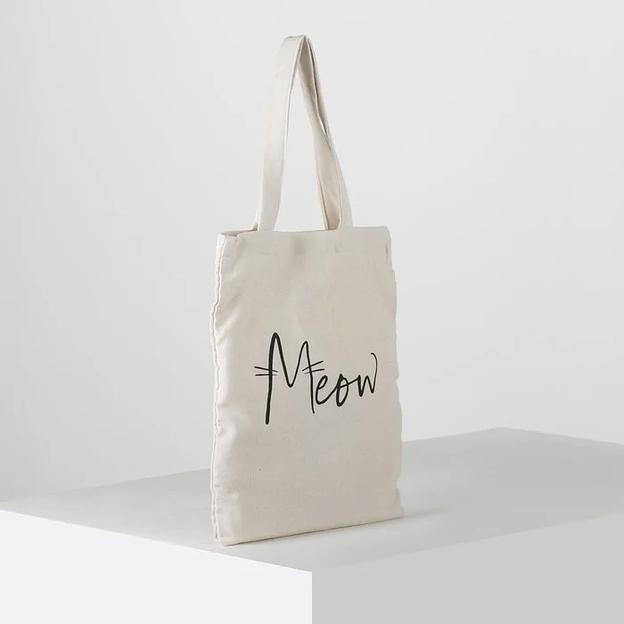 Эко-сумка шопер серая, под заказ фото 1