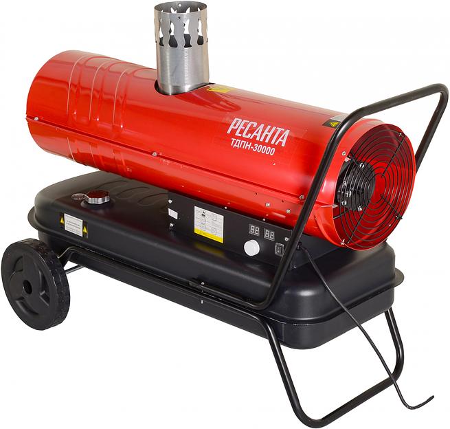 Тепловая пушка дизельная Ресанта ТДПН-30000 красный фото 4