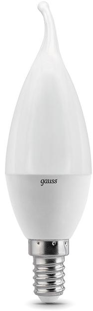 Лампа светодиодная Gauss 6.5Вт цок.:E14 свеча 220B 4100K св.свеч.бел.нейт. (упак.:1шт) (104101207) фото 2