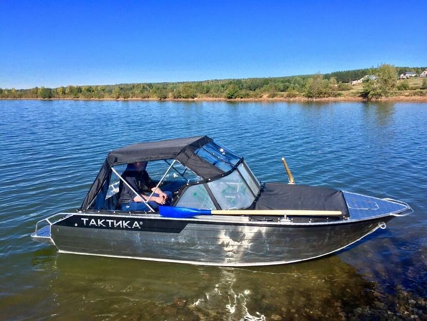 Алюминиевый катер Тактика 430 DC Lite, 458*165*81 см фото 1