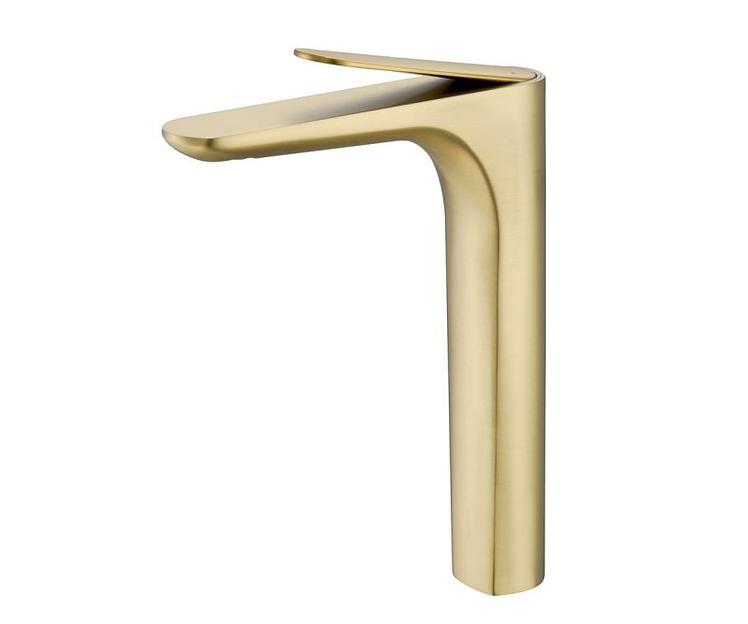 2041CG Смеситель высокий на раковину ICON матовое золото фото 1