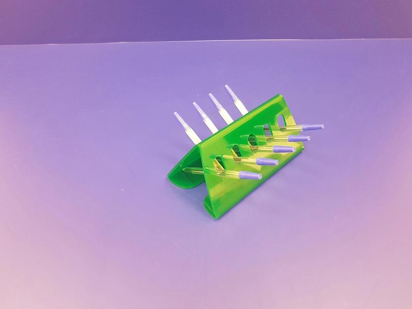 Подставка для ручек карандашей кистей 9 секции.(домик цвет зеленый) фото 1