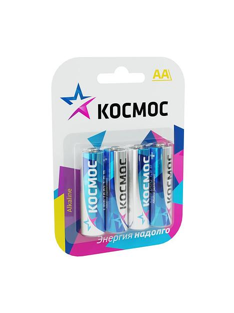 Элемент питания алкалиновый LR LR6 BP-4 (блист.4шт) Космос KOCLR64BL_classic фото 1