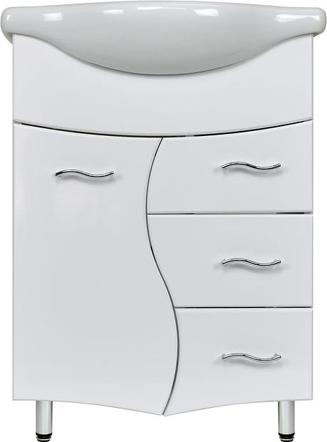 Тумба Софи 60 DORATIZ 9912.002, белая, под умывальник Элегия 60 с 3 ящиками фото 2