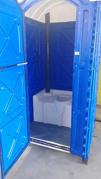 Туалетная пластиковая кабина «Эконом» с баком фото 4