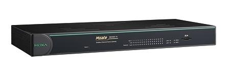 Преобразователь протоколов Modbus с двумя Ethernet-портами, двумя входами питания DC, 16 портами RS-232/422/485 (DB9 "папа"), с диапазоном температур от 0 до 60°C фото 1