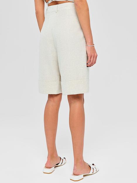 Шорты женские льняные, Бежевый, опт фото 3