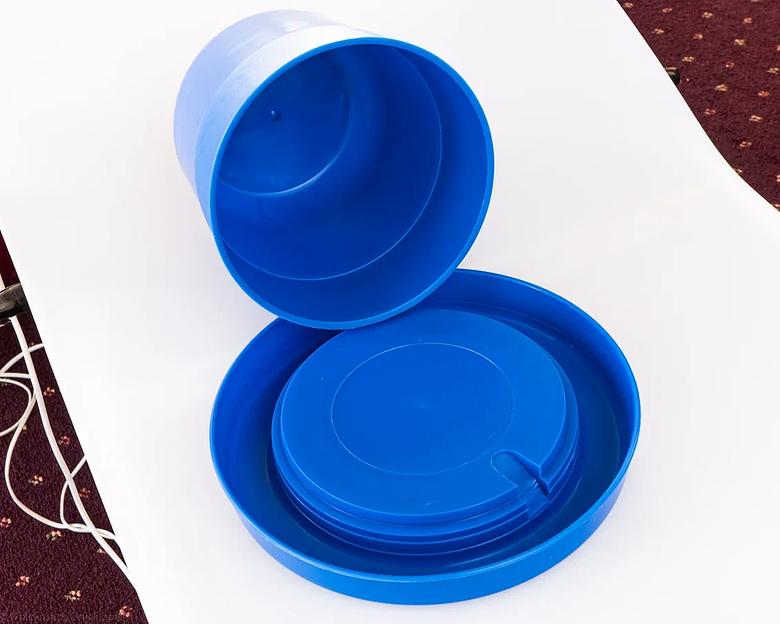 Поилка для птиц (5,8 л) синяя ОПТ фото 5