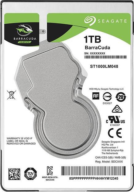 Жесткий диск SATA2.5" 1TB 5400RPM 128MB ST1000LM048 SEAGATE фото 1