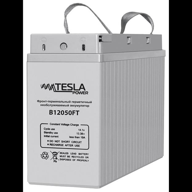 Фронт-терминальный герметичный необслуживаемый аккумулятор Tesla Power 12VDC 50Ач фото 1