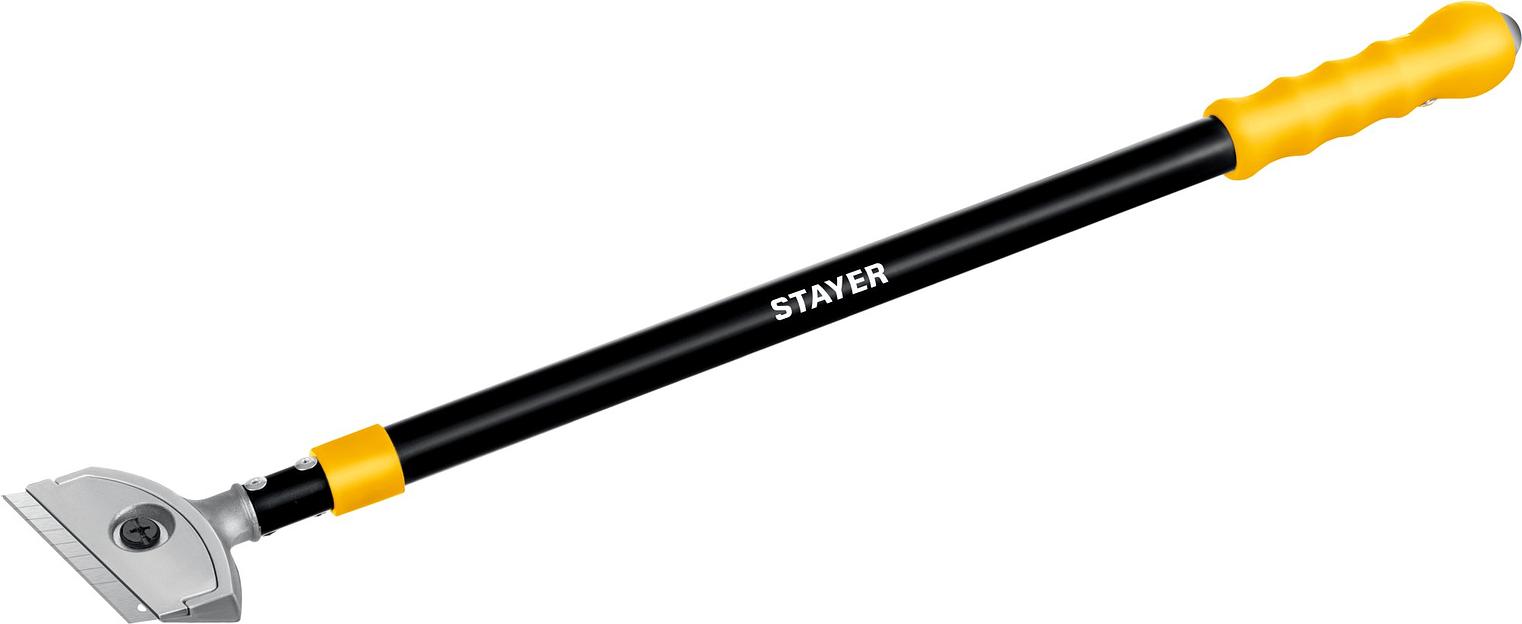 STAYER 100 мм, длина 570 - 910 мм, телескопический ударный скребок (08505) фото 1