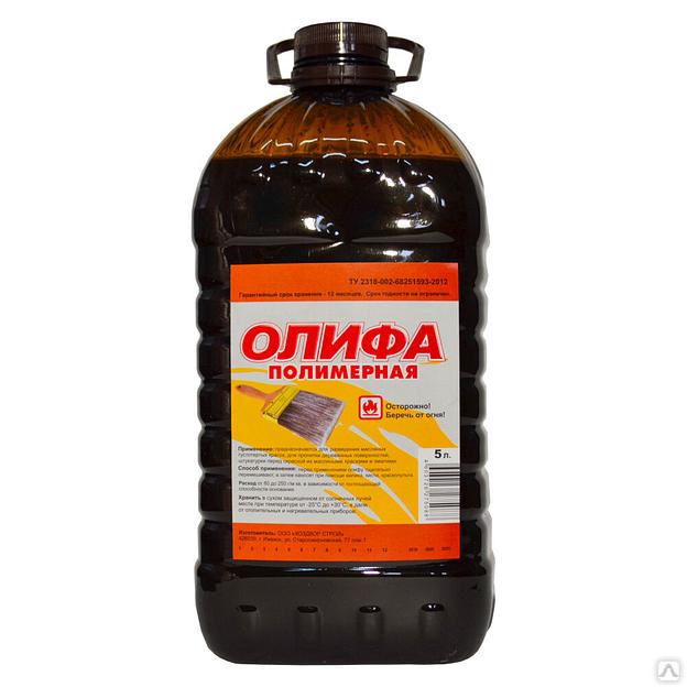 Олифа «Полимерная» 5л ПЭТ фото 1