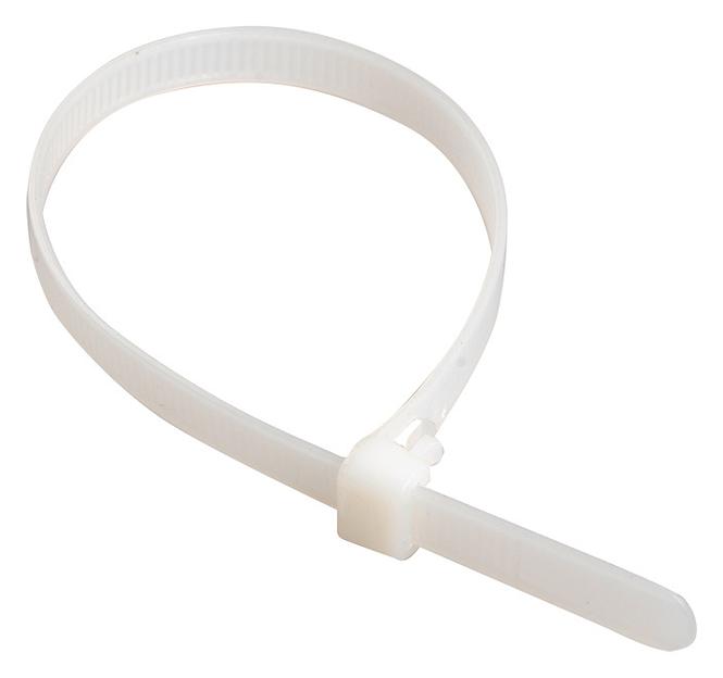 Хомут IEK UHH20-D036-200-050 200x3.6мм (упак:50шт) нейлон белый фото 1