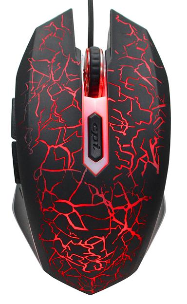 Мышь Оклик 896G черный оптическая (12800dpi) USB для ноутбука (5but) фото 2