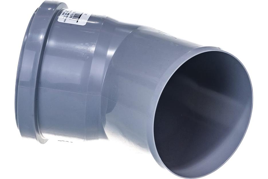 Отвод канализационный 90х45 град. фото 4