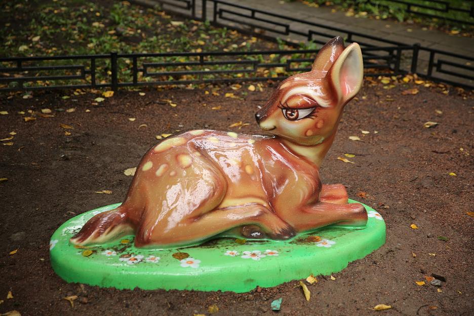 Фигура из стеклопластика «Оленёнок Бемби 2» фото 2