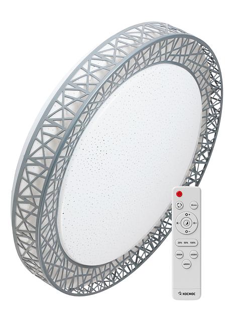 Светильник светодиодный ДБО-120 Вт настенно-потолочный управляемый Loft-G 230В 3000-6500K 9600Лм 490x100мм фото 1