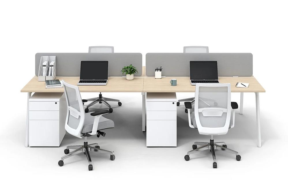 Стол менеджера (бенч-системы) на 4 человека без разделительных экранов, под заказ фото 1