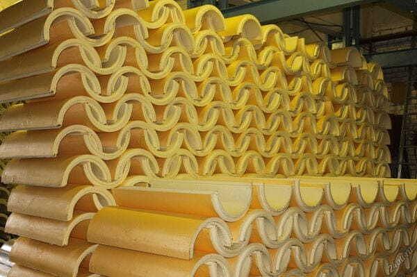 Скорлупы ППУ с покрытием стеклопластиком 42/ 40 мм фото 2