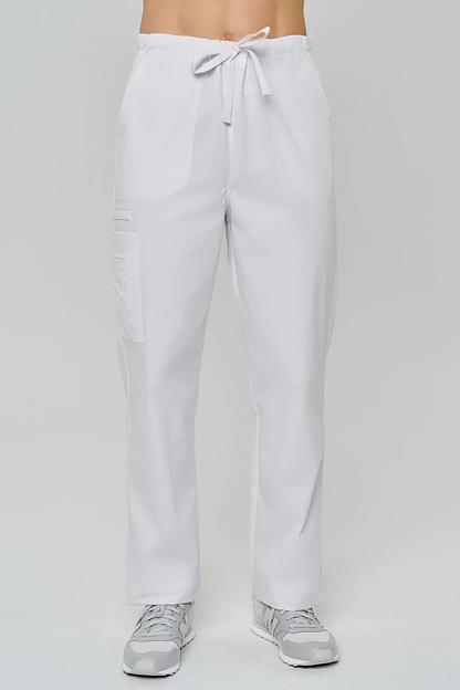 Брюки медицинские мужские MG1-01-25-0, 0 (Белый) на заказ, опт фото 1