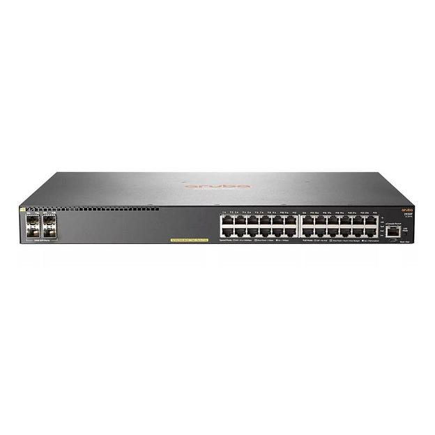 Коммутатор HPE Aruba 2930F JL261A 24G 4SFP 24PoE+ 370W управляемый фото 1