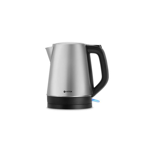 Чайник электрический Vitek VT-7040, 2200Вт, сталь фото 1