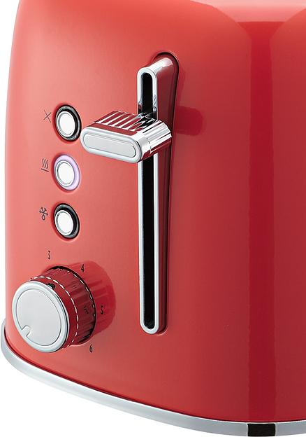 Тостер Kitfort КТ-6218-1 870Вт красный фото 5