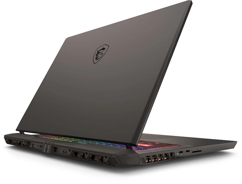 Ноутбук без сумки MSI Vector 17 HX A2XWJG Ultra9 275HX 17" 16:10 QHD+(2560 x 1600)240Hz DDR5 32GB (16GB*2),1TB SSD, NV RTX 5090 (24GB GDDR7),90Whr,3kg,1y,Dos,Gray фото 6