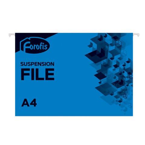 Папка подвесная А4, синий, картон 200 г/м2, Forofis фото 1