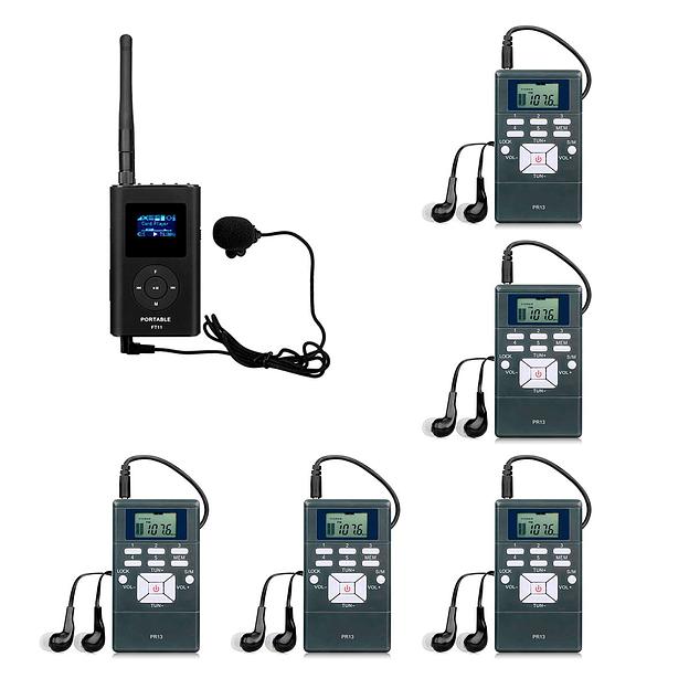 Радиогид система на 5 экскурсантов SGTR01 фото 1