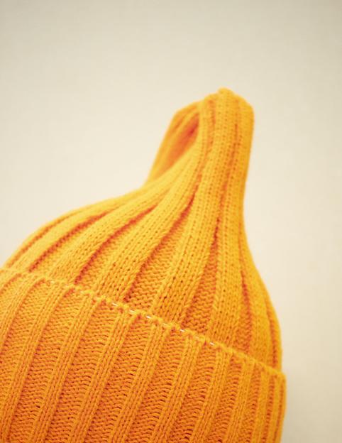 Шапка тыковка 2×2 Оранжевая ОПТ фото 3