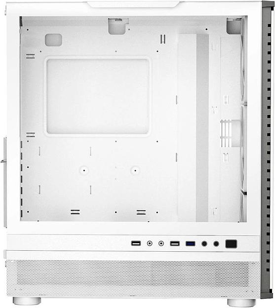 Корпус PcCooler ME200 MESH WH черный без БП ATX 3x120mm 2xUSB3.0 audio bott PSU фото 2