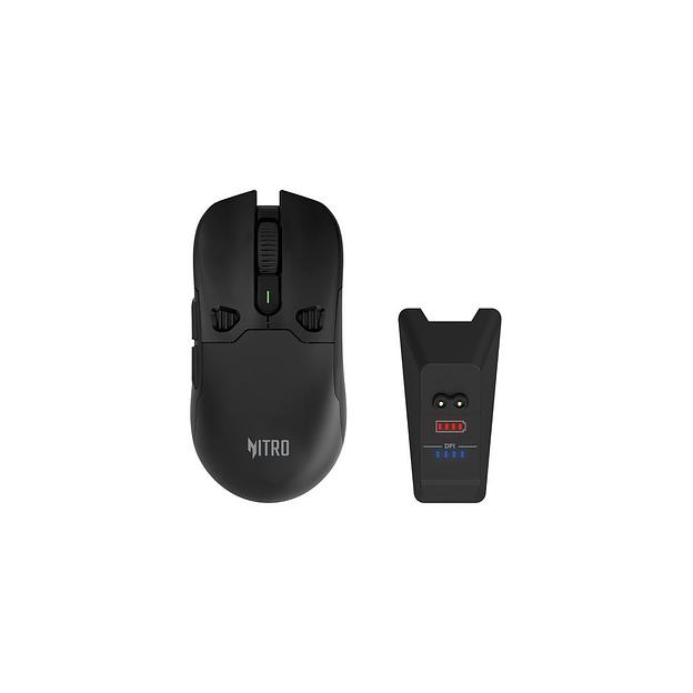 Мышь беспроводная Acer Nitro OMR404, игровая, Bluetooth/Радио, оптическая, USB, 6400dpi, черный [zl.mceee.02t] фото 1