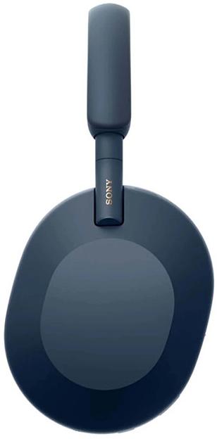 Гарнитура мониторные Sony WH-1000XM5 1.2м синий беспроводные bluetooth оголовье (WH1000XM5) фото 4