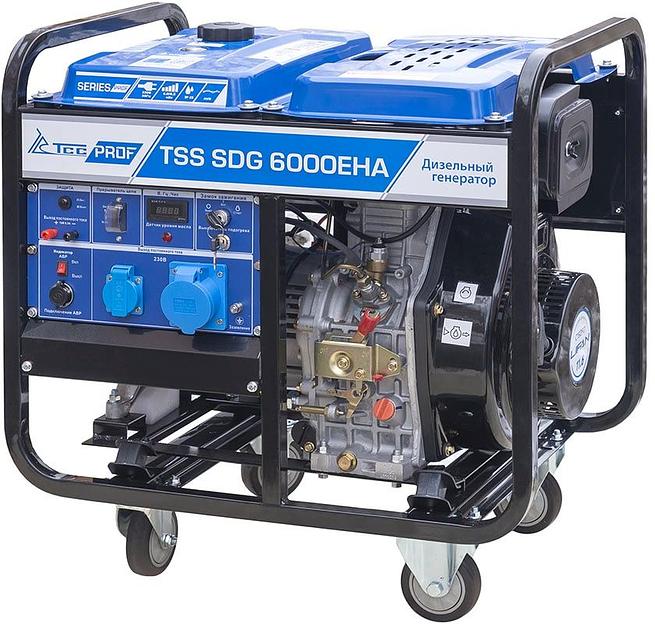Генератор ТСС SDG 6000EHA 6.5кВт фото 1
