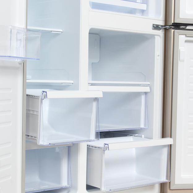 Холодильник Hyundai CS5073FV шампань (трехкамерный) фото 7