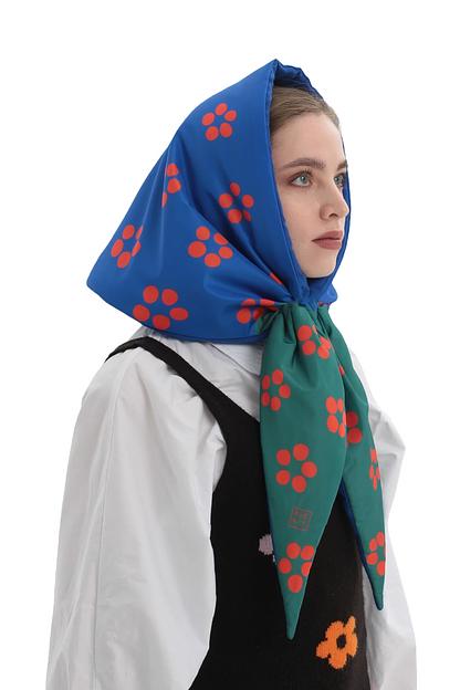 Утеплённая косынка «Танец. Вид сверху» фото 7