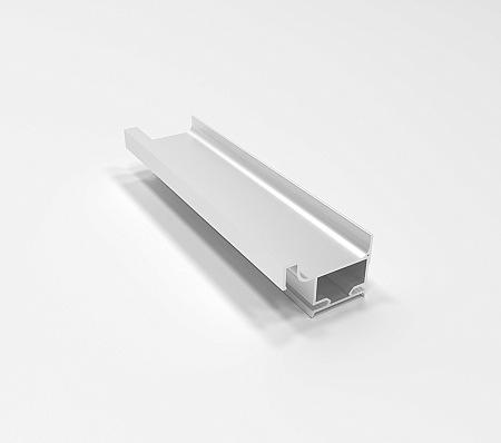 Профиль Н-образный асимметричный L=4,50м Алюминий фото 1