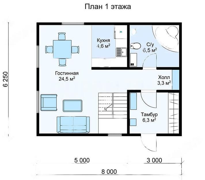 Проект дома «Турин 1» фото 8