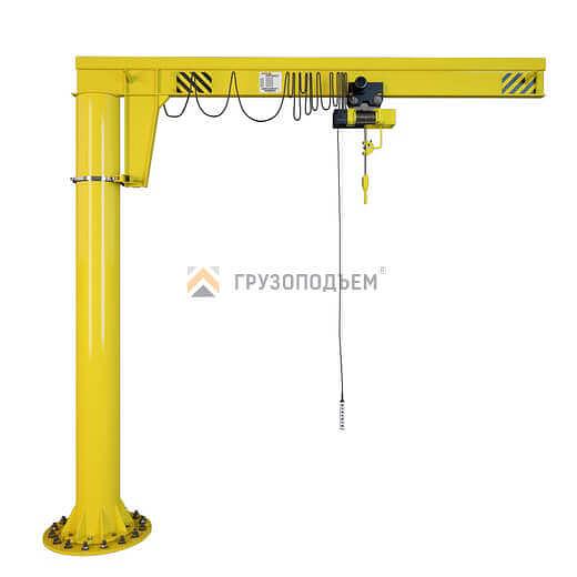 Кран консольный поворотный на колонне фото 1